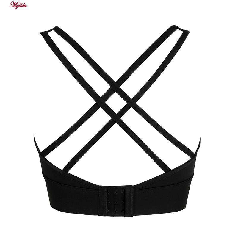 نیم تنه ورزشی زنانه رنگ مشکی ماییلدا مدل 5341-606