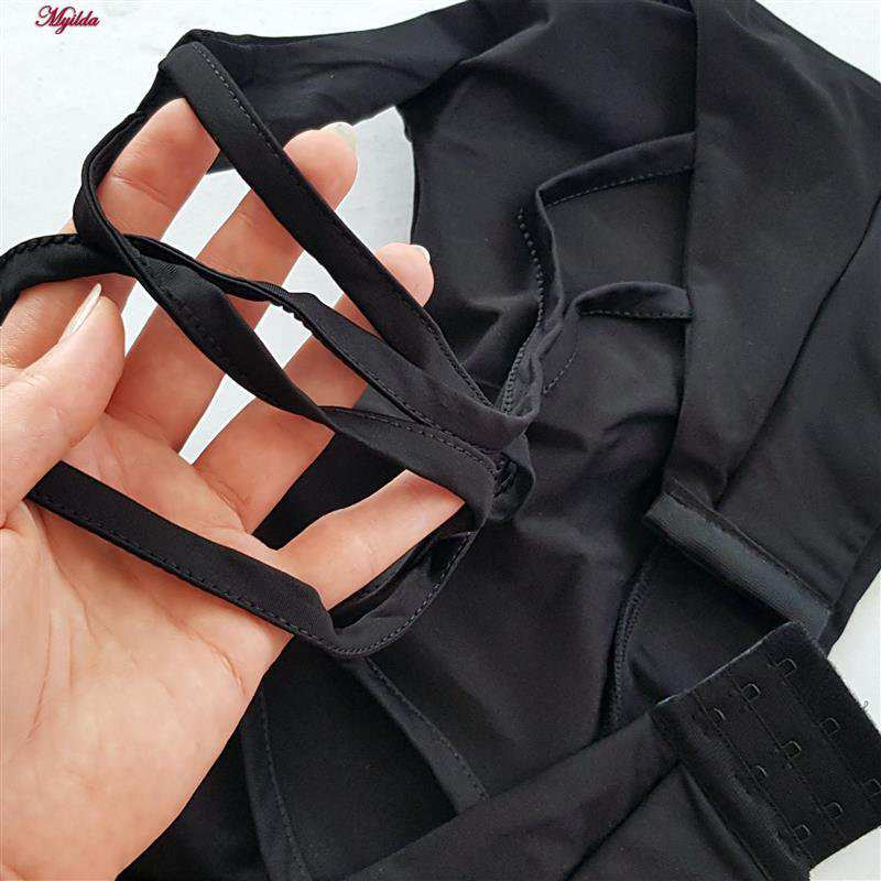 نیم تنه ورزشی زنانه رنگ مشکی ماییلدا مدل 5341-606