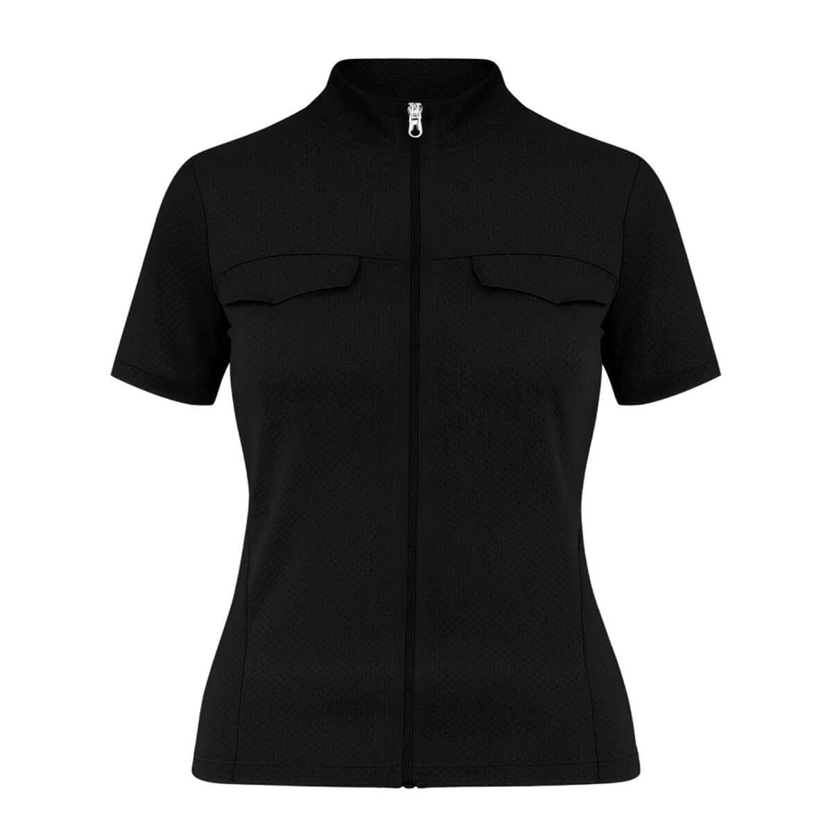 تی شرت آستین کوتاه ورزشی زنانه رنگ مشکی ماییلدا مدل 5338-556