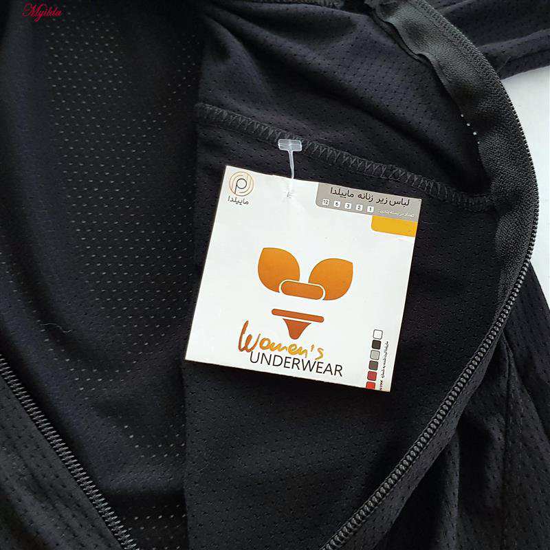 تی شرت آستین کوتاه ورزشی زنانه رنگ مشکی ماییلدا مدل 5338-556