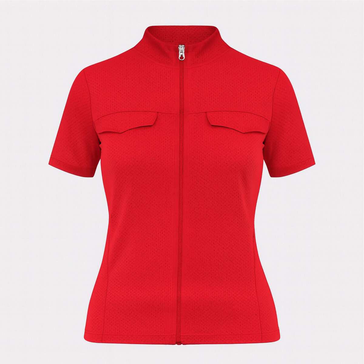 تی شرت آستین کوتاه ورزشی زنانه رنگ قرمز ماییلدا مدل 5338-556