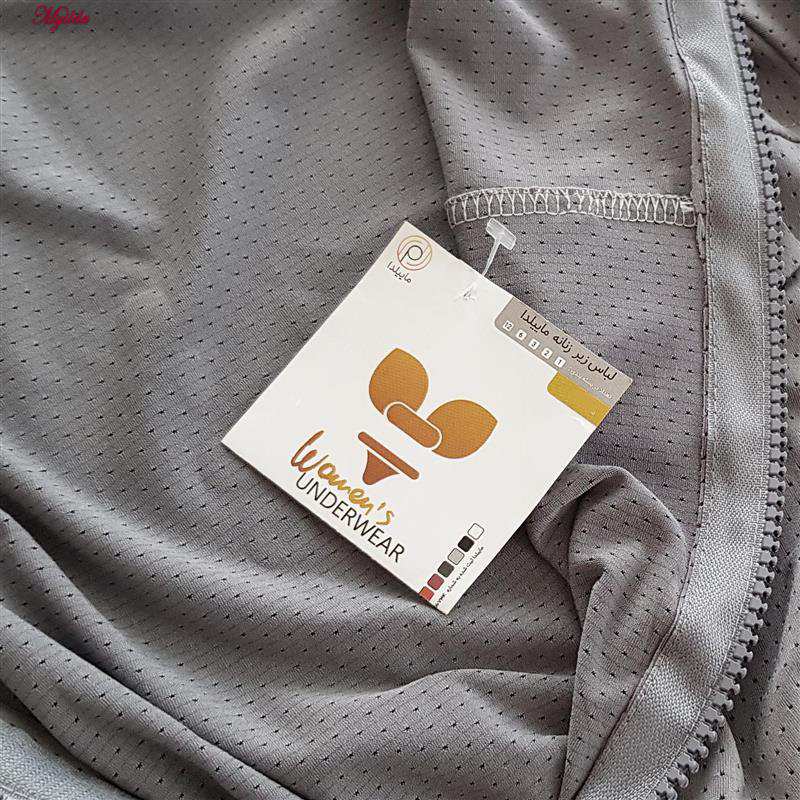 تی شرت آستین کوتاه ورزشی زنانه رنگ طوسی ماییلدا مدل 5338-556