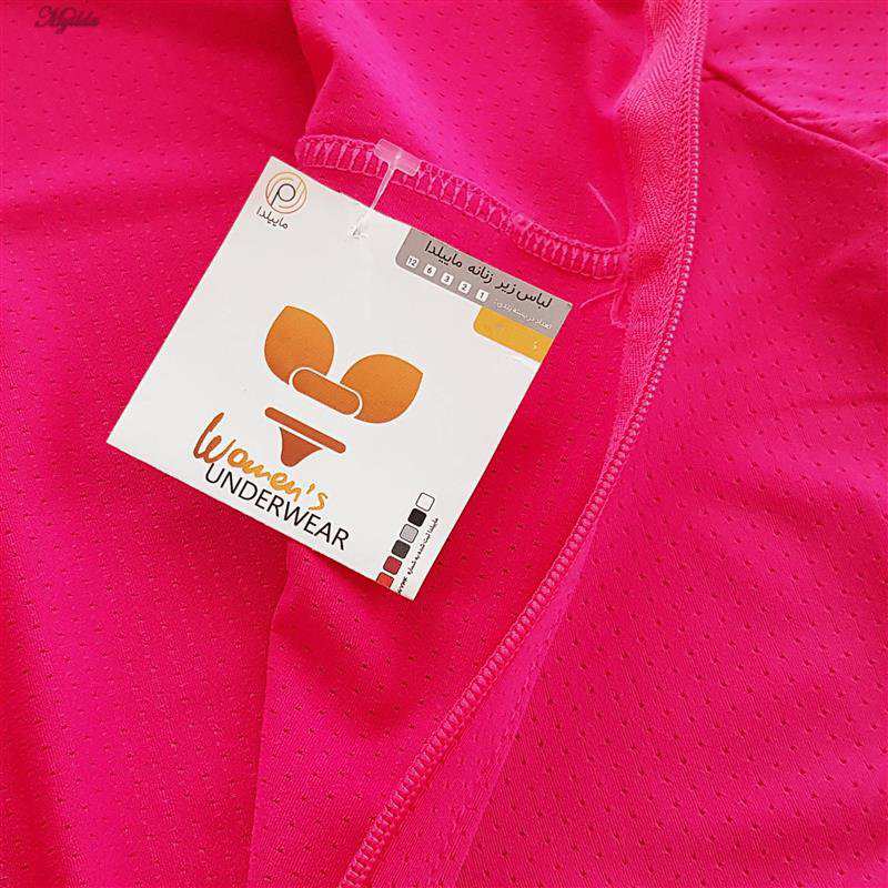 تی شرت آستین کوتاه ورزشی زنانه رنگ سرخابی ماییلدا مدل 5338-556