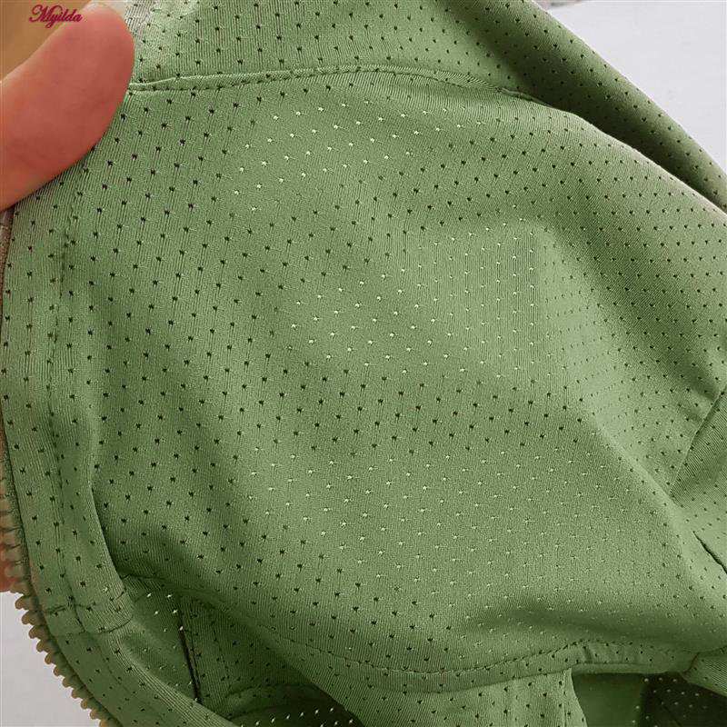 تی شرت آستین کوتاه ورزشی زنانه رنگ سبز دریایی ماییلدا مدل 5338-556