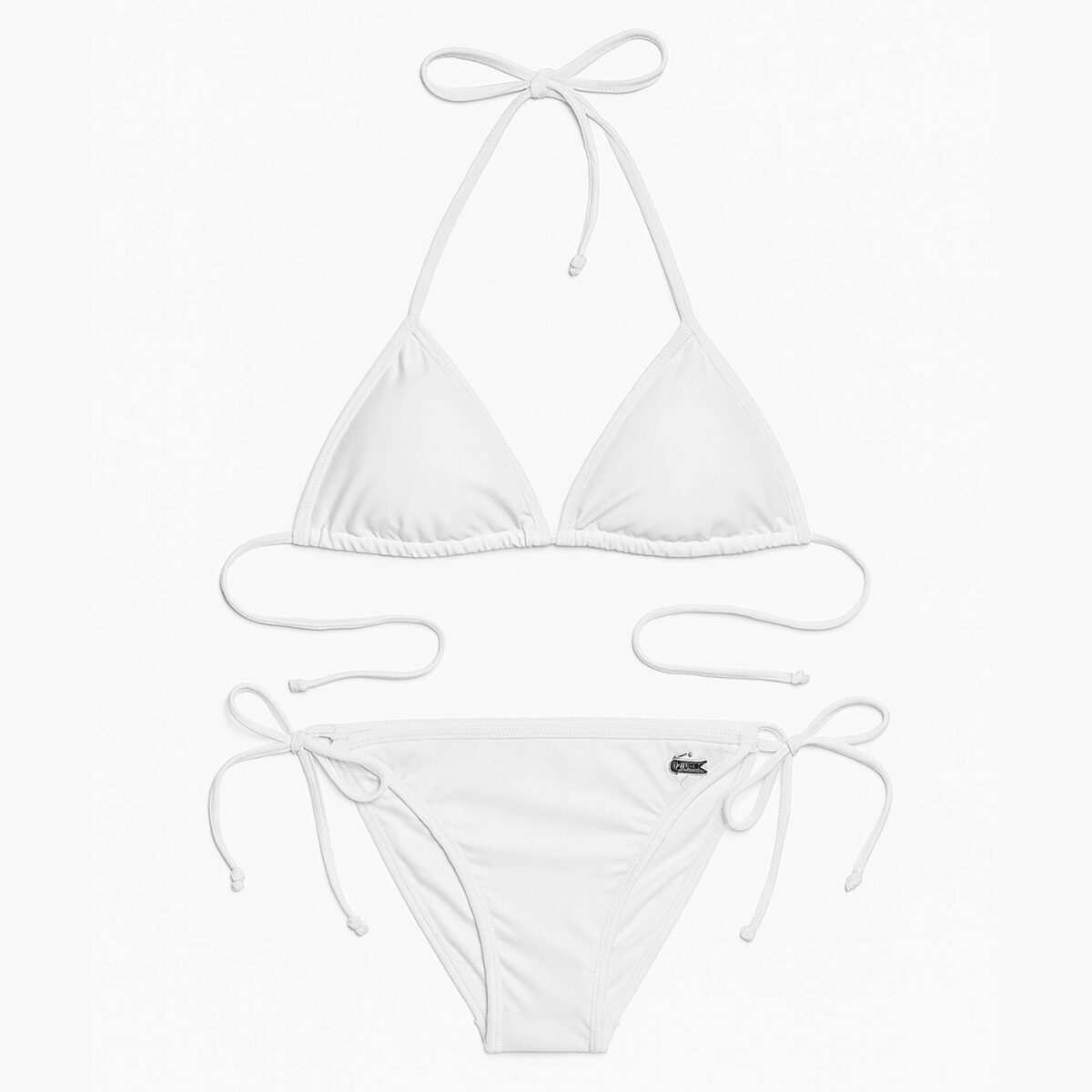 مایو دو تکه زنانه رنگ سفید مدل 1216 ماییلدا