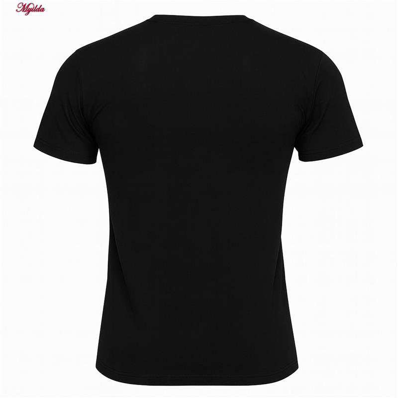 تی شرت آستین کوتاه مردانه رنگ مشکی ماییلدا مدل 5296