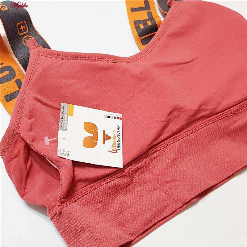 ست نیم تنه و شلوارک ورزشی زنانه رنگ نارنجی ماییلدا مدل 5327