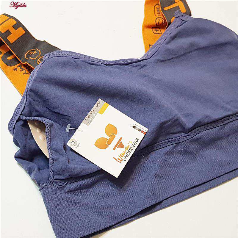 ست نیم تنه و شلوارک ورزشی زنانه ماییلدا رنگ آبی کد 5327