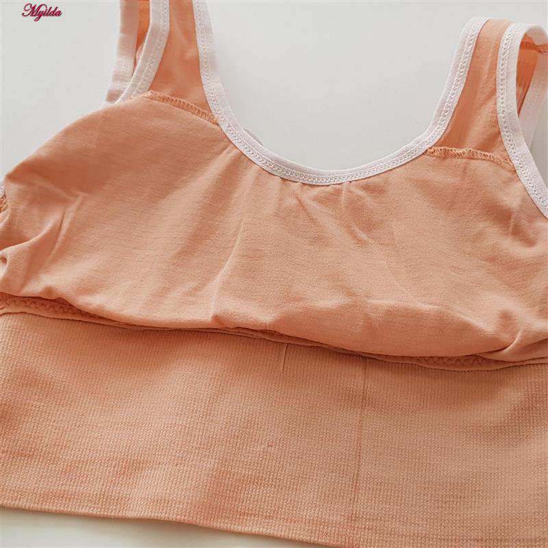 ست شورت و نیم تنه زنانه رنگ گلبهی مدل بدون فنر پددار کد Myi-4620-2 ماییلدا