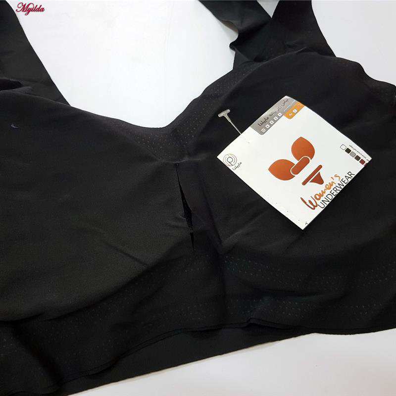 نیم تنه اسفنجی زنانه مدل لیزری رنگ مشکی ماییلدا کد 5365