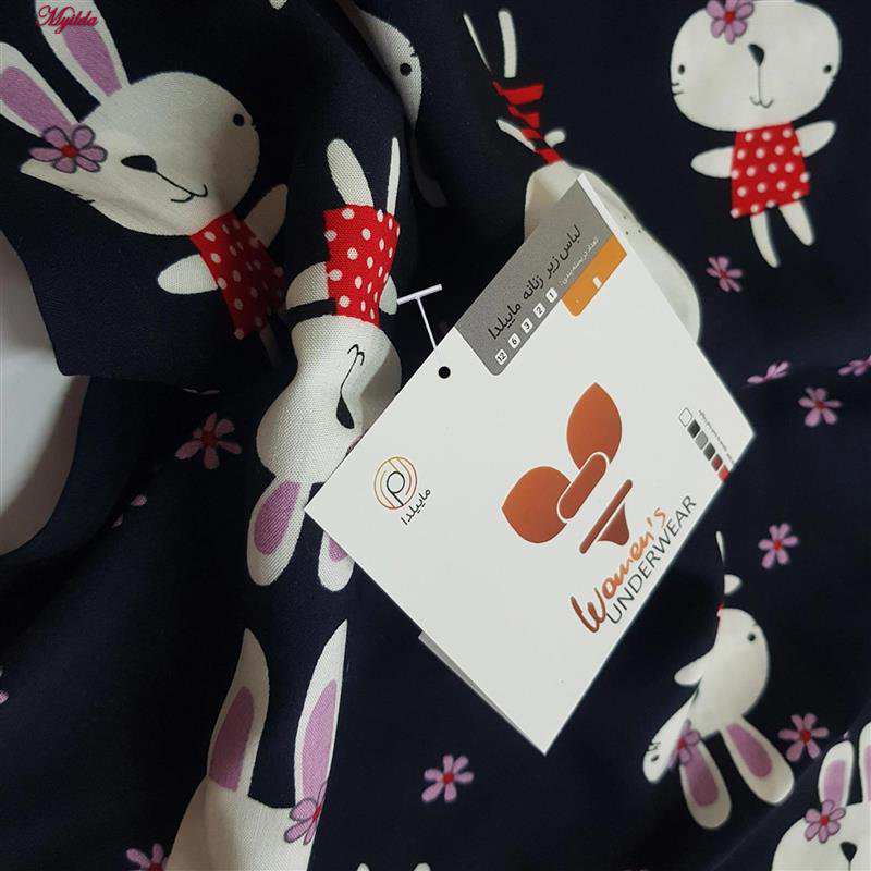 پیراهن آستین کوتاه راحتی زنانه رنگ سرمه ای ماییلدا مدل 5357