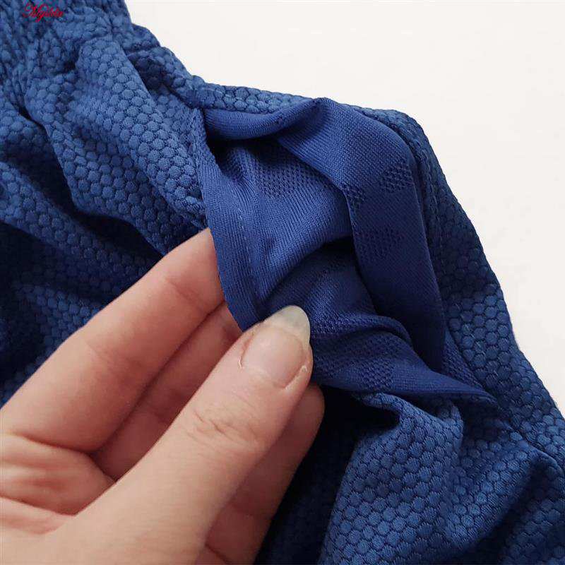 ست تی شرت آستین کوتاه و شلوارک ورزشی مردانه رنگ آبی مدل 5374-806 ماییلدا