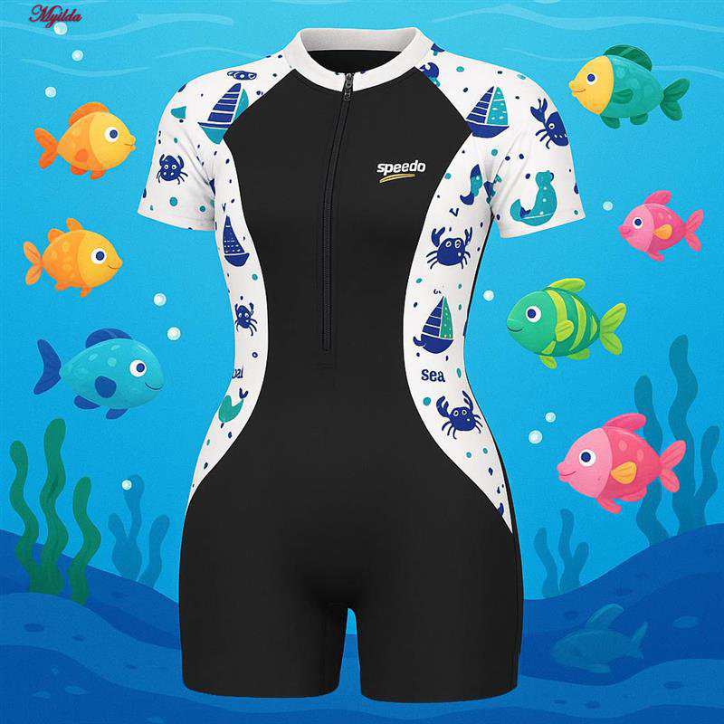 مایو 3 تکه زنانه طرح قایق و خرچنگ مدل 5371-788P ماییلدا