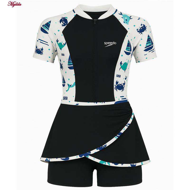 مایو 3 تکه زنانه طرح قایق و خرچنگ مدل 5371-788P ماییلدا