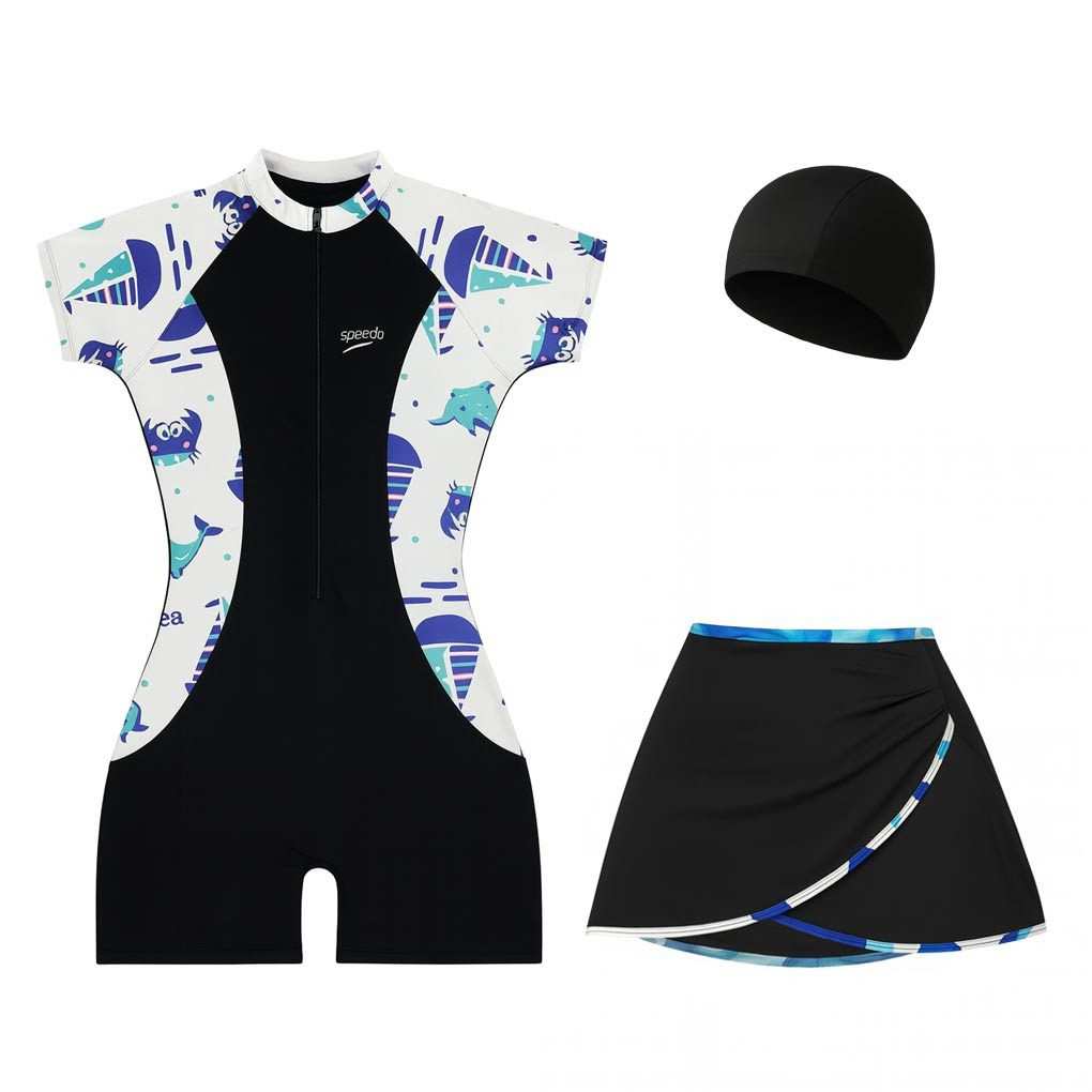 مایو 3 تکه زنانه طرح قایق و خرچنگ مدل 5371-788P ماییلدا