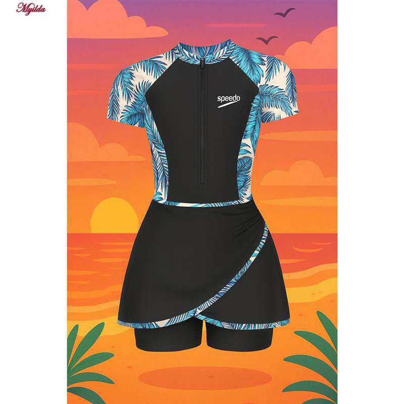 مایو 2 تکه زنانه طرح شاخ و برگ مدل 5371-788P ماییلدا