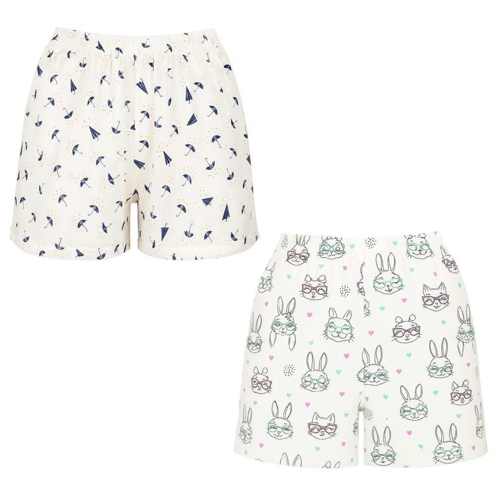 شلوارک راحتی زنانه ماییلدا مدل 5387 بسته 2 عددی