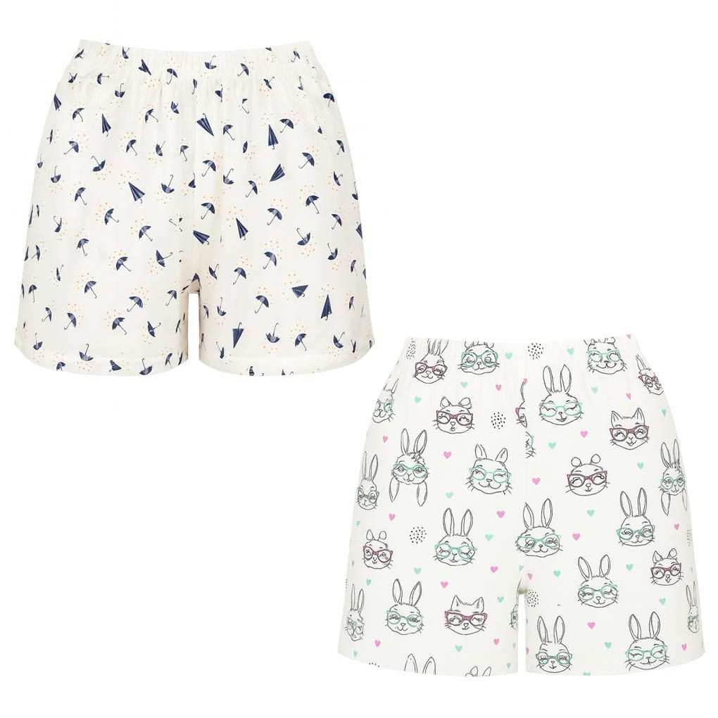 شلوارک راحتی زنانه ماییلدا مدل 5387 بسته 2 عددی