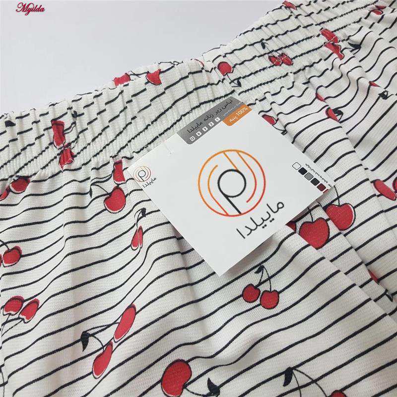 شلوارک راحتی زنانه طرح آلبالو و گارفیلد ماییلدا مدل 5387 بسته 2 عددی