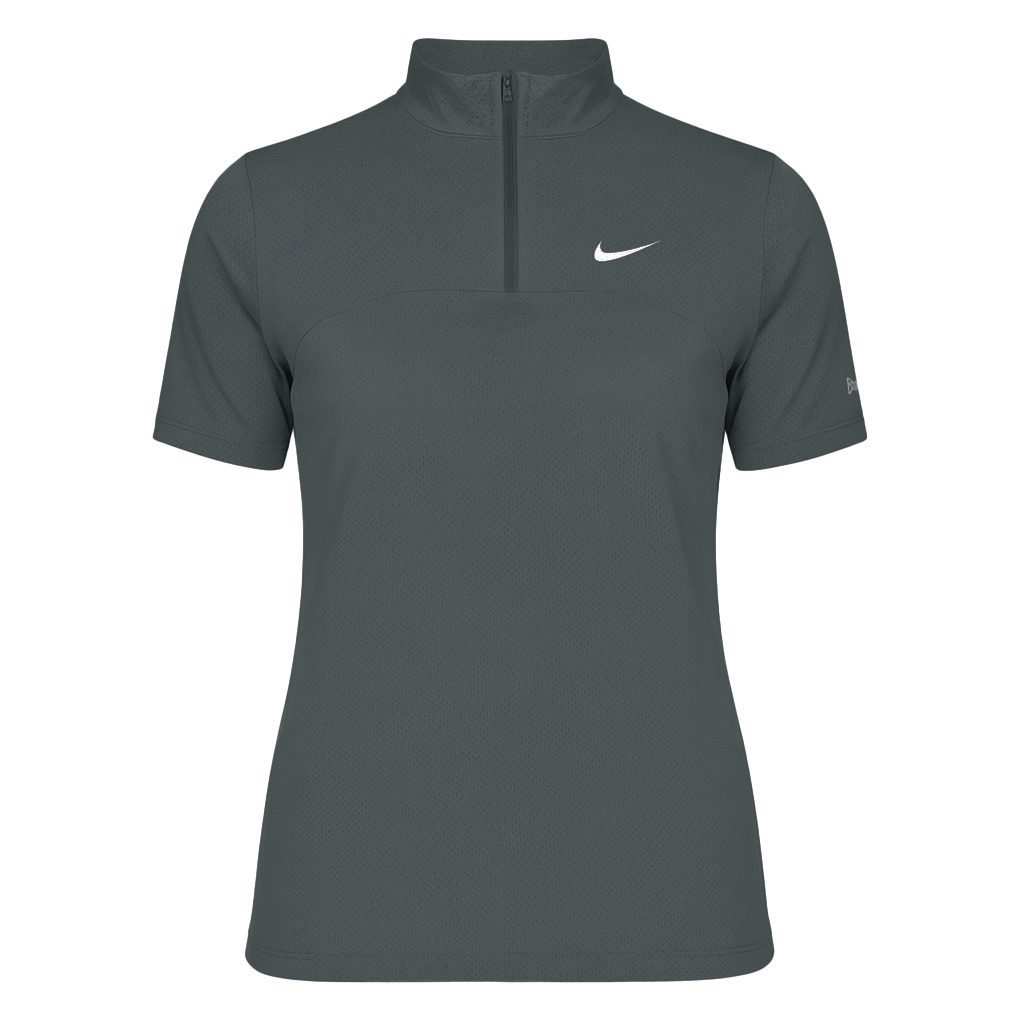 تی شرت آستین کوتاه ورزشی زنانه زیپدار رنگ طوسی مدل 5373-557 ماییلدا