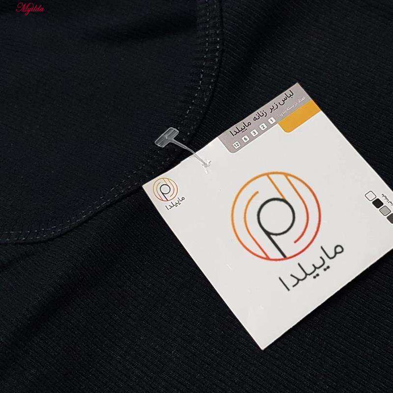 تاپ زنانه کراپ رنگ مشکی ماییلدا مدل 5370-563