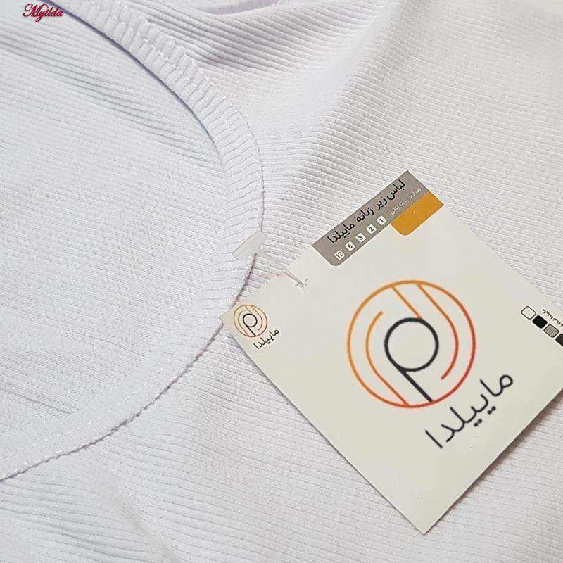 تاپ زنانه کراپ رنگ سفید ماییلدا مدل 5370-563