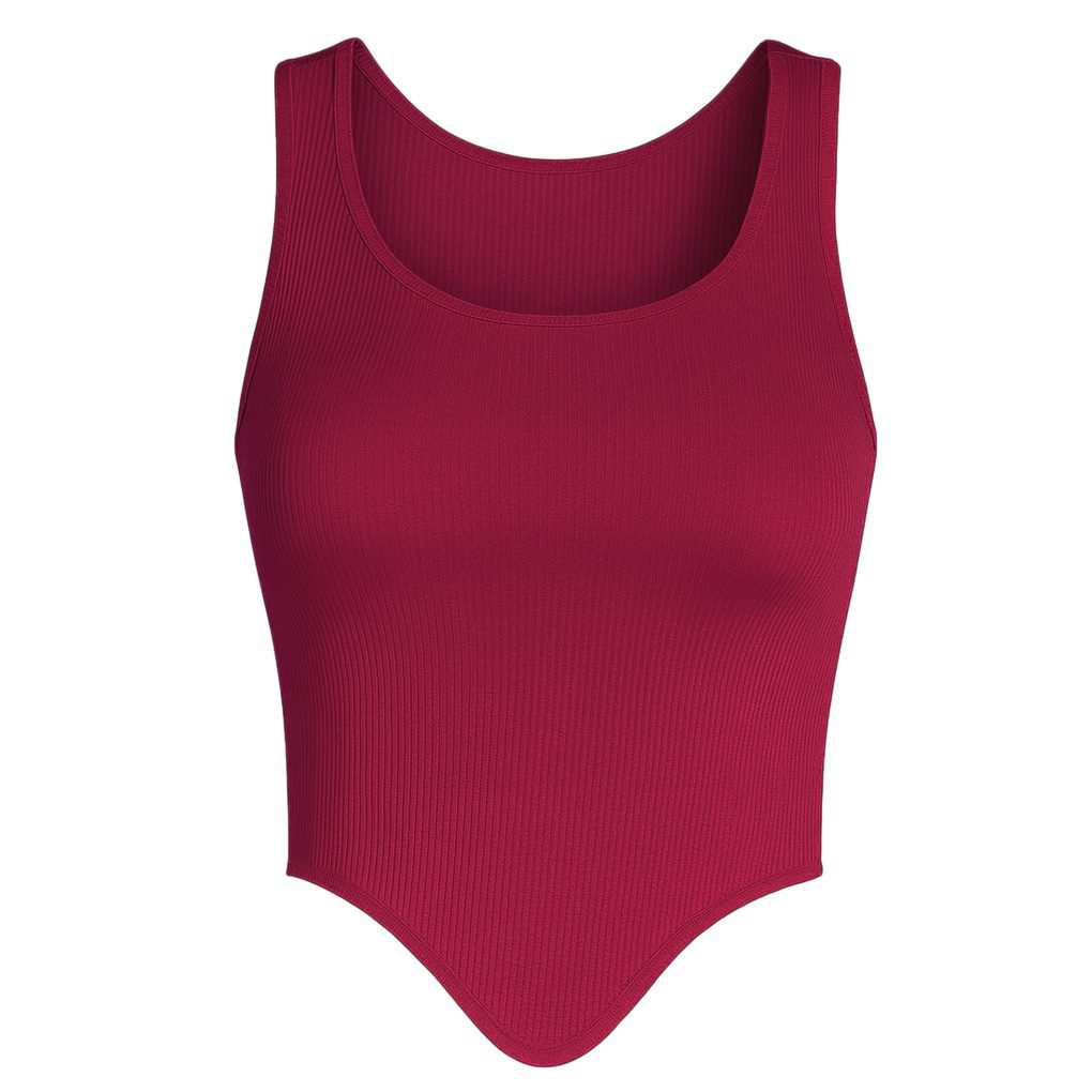 تاپ زنانه کراپ رنگ سرخابی ماییلدا مدل 5370-563