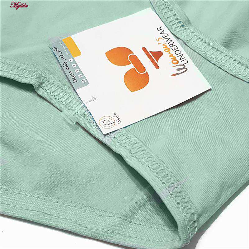 شورت زنانه نخ پنبه رنگ سبز ماییلدا کد 5163