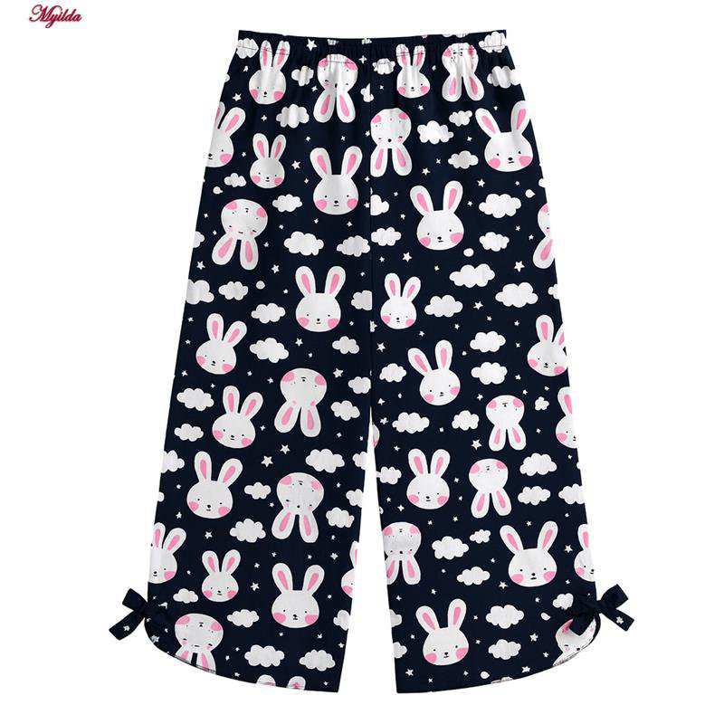 شلوارک راحتی زنانه ماییلدا مدل خرگوش و ابر کد 5358