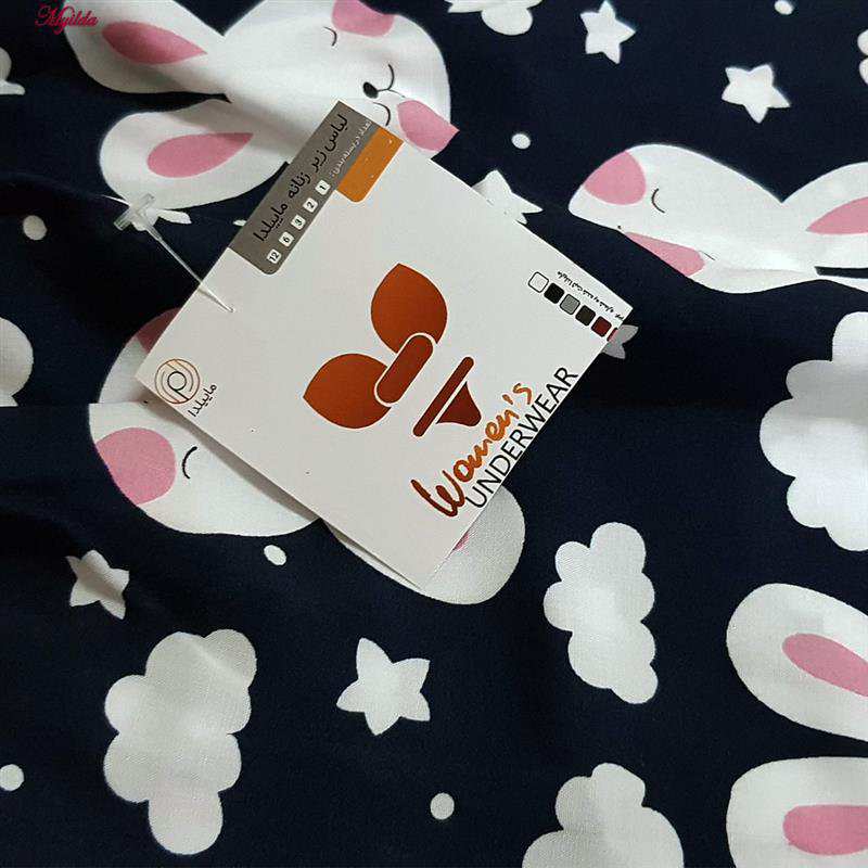 شلوارک راحتی زنانه ماییلدا مدل خرگوش و ابر کد 5358