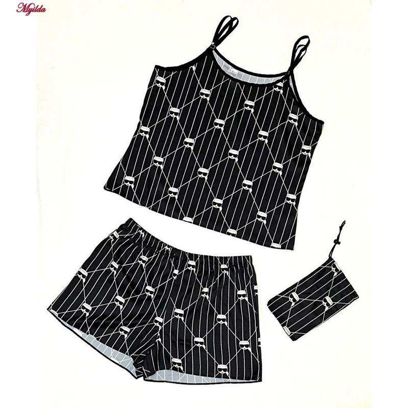 لباس خواب زنانه مدل عینک دودی ماییلدا مدل 5375-320