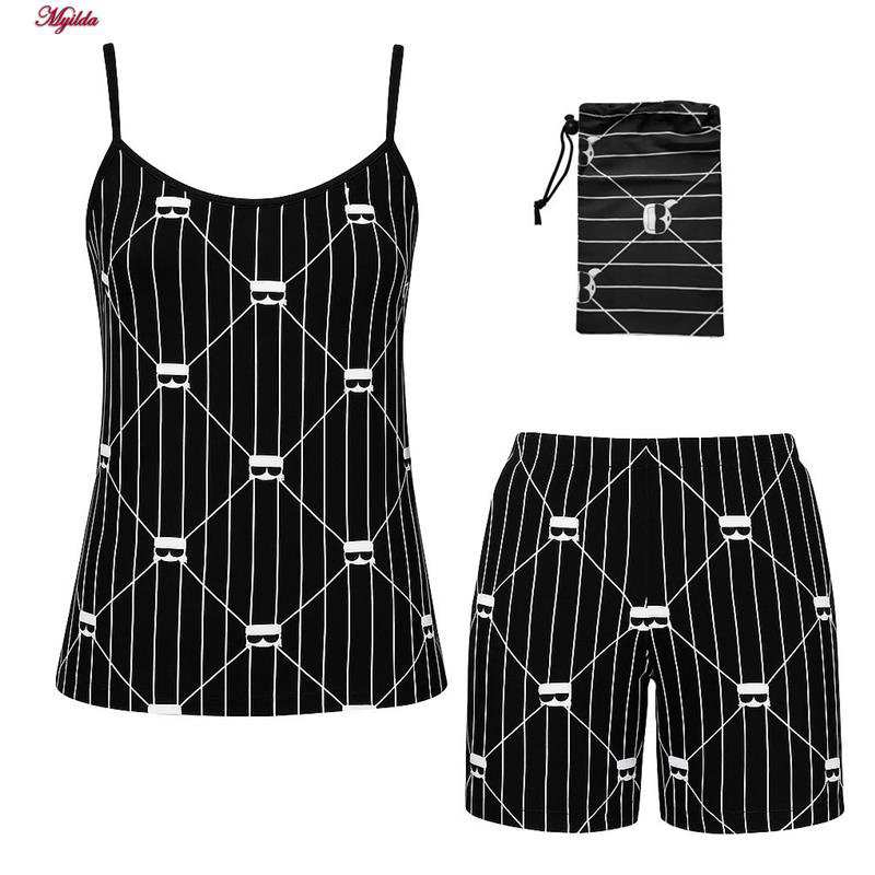 لباس خواب زنانه مدل عینک دودی ماییلدا مدل 5375-320