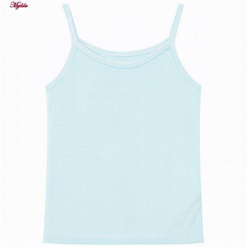 تاپ راحتی زنانه رنگ آبی خال خالی ماییلدا مدل 5328-4