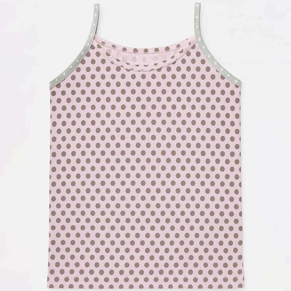 تاپ راحتی زنانه رنگ صورتی خال خال ماییلدا مدل 5328-4