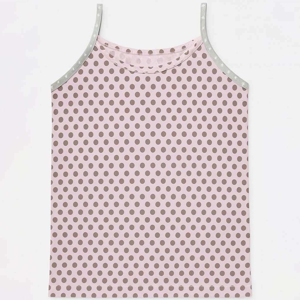 تاپ راحتی زنانه رنگ صورتی خال خال ماییلدا مدل 5328-4