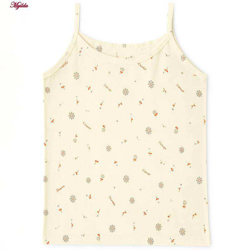 تاپ راحتی زنانه رنگ زرد گلدار ماییلدا مدل 5328-2