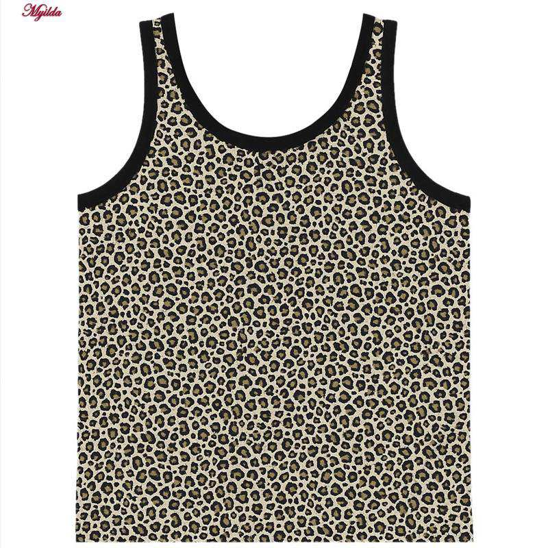 تاپ راحتی زنانه رنگ پلنگی ماییلدا مدل 5328-1