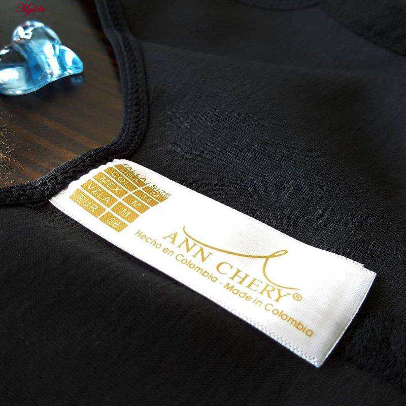 گن زنانه مدل 9 فنره و 6 قزن زیرسینه رنگ مشکی آن چری ماییلدا