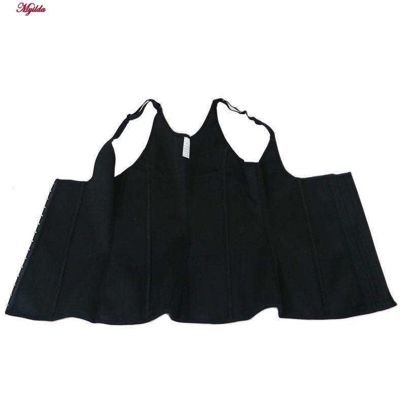 گن زنانه مدل 9 فنره و 6 قزن زیرسینه رنگ مشکی آن چری ماییلدا