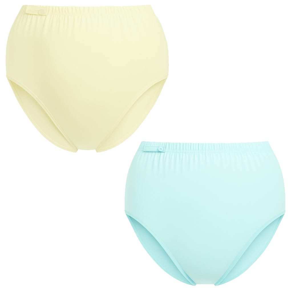 شورت بارداری رنگ آبی و لیمویی ماییلدا مدل 5396-2 بسته 2 عددی