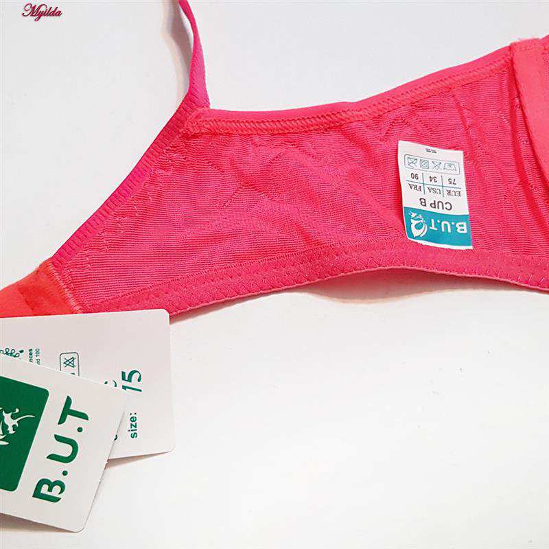 ست شورت و سوتین زنانه رنگ صورتی جیغ مدل فنردار بی یو تی کد 5401 ماییلدا