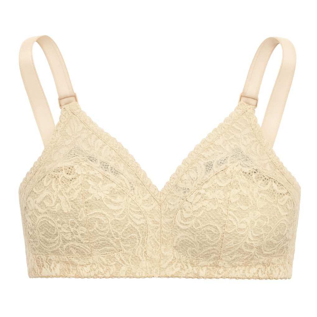 سوتین بدون فنر زنانه ارکیده رنگ کرم ماییلدا مدل 5414