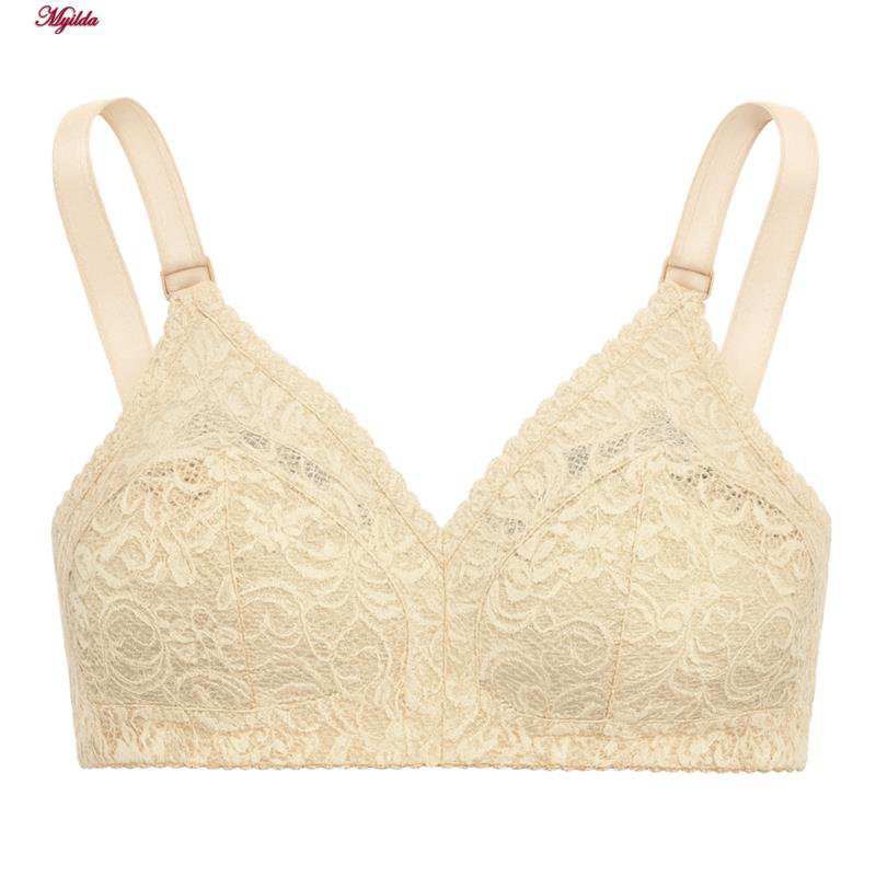 سوتین بدون فنر زنانه ارکیده رنگ کرم ماییلدا مدل 5414