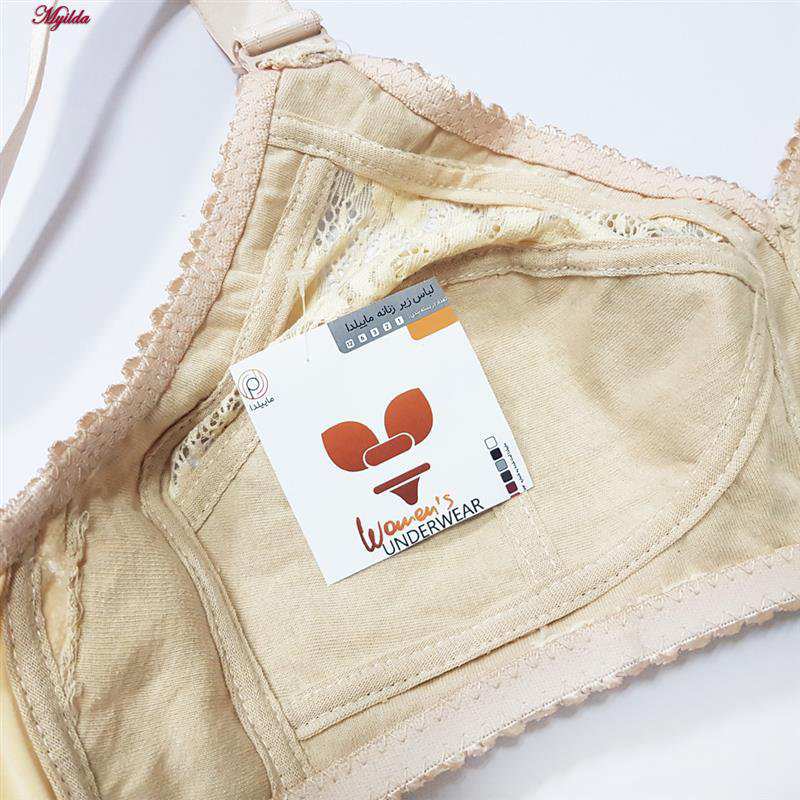 سوتین بدون فنر زنانه ارکیده رنگ کرم ماییلدا مدل 5414