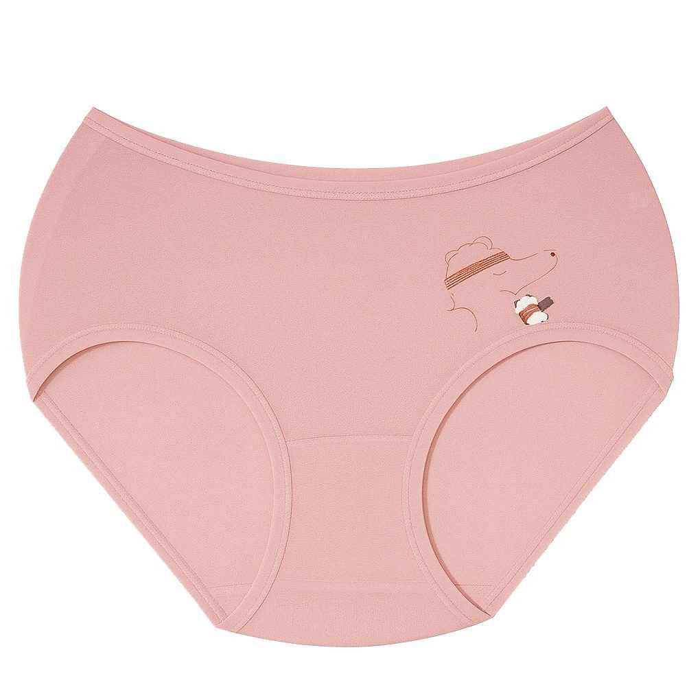 شورت زنانه خرسی رنگ گلبهی مدل 5403-6626 ماییلدا