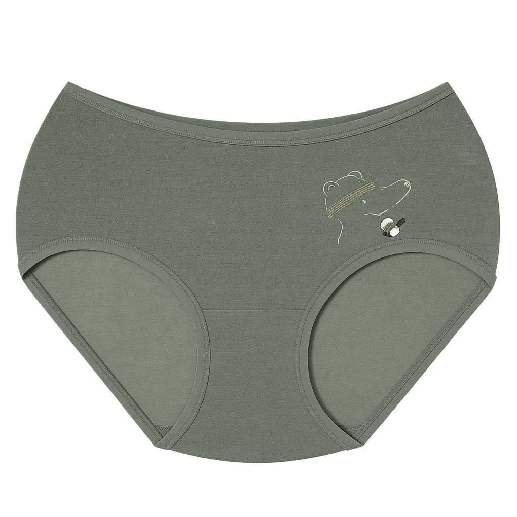 شورت زنانه خرسی رنگ نسکافه ای مدل 5403-6626 ماییلدا