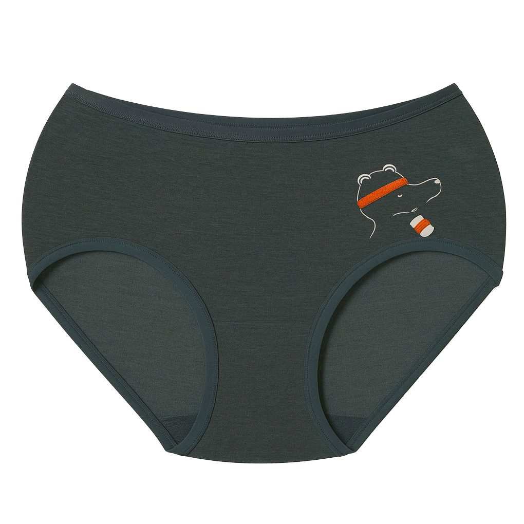 شورت زنانه خرسی رنگ خاکستری مدل 5403-6626 ماییلدا