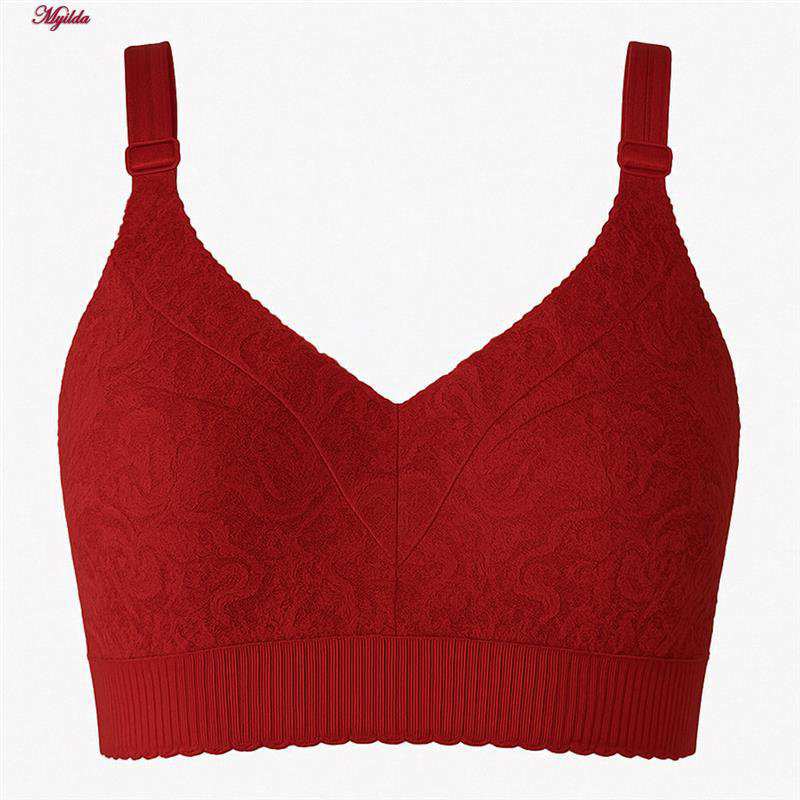 سوتین بدون فنر زنانه رنگ قرمز ماییلدا مدل 5413