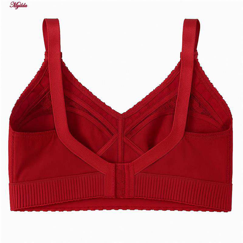 سوتین بدون فنر زنانه رنگ قرمز ماییلدا مدل 5413