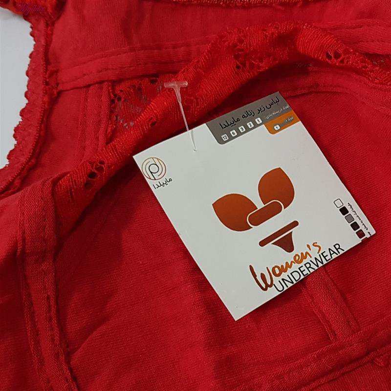 سوتین بدون فنر زنانه رنگ قرمز ماییلدا مدل 5413